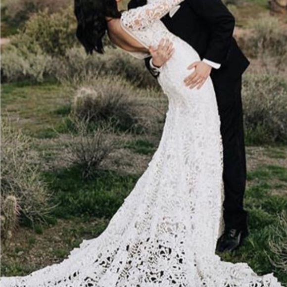 Made with love sasha gown ivory lining size medium unaltered brand new - Picture 4 of 4